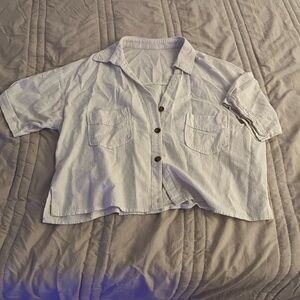 Off-White Button-Up Shirt